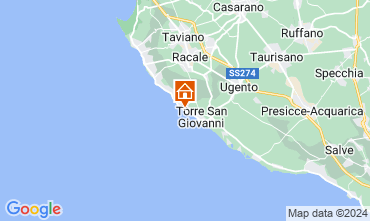 Mappa Ugento - Torre San Giovanni Appartamento 80037