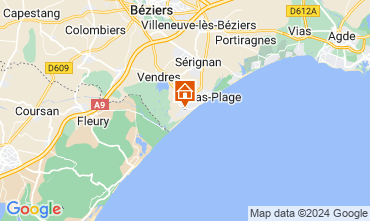 Mappa Valras-Plage Villa  73117