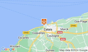 Mappa Calais Appartamento 127119