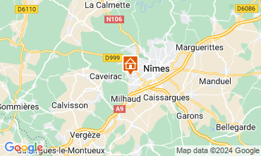Mappa Nmes Villa  103577