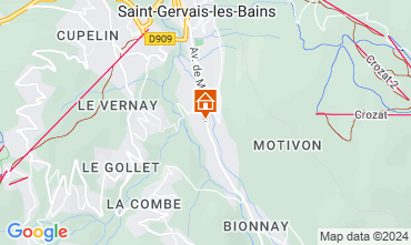 Mappa Saint Gervais Mont-Blanc Chalet 48749