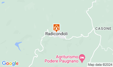 Mappa Radicondoli Casa 117378