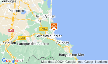 Mappa Argeles sur Mer Monolocale 99928