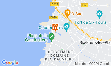 Mappa Six Fours Les Plages Appartamento 78756