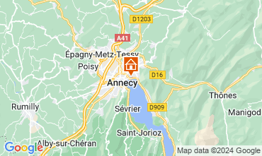 Mappa Annecy le Vieux Appartamento 121753