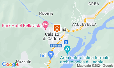 Mappa Cortina d'Ampezzo Appartamento 40563