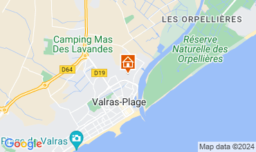 Mappa Valras-Plage Appartamento 69389