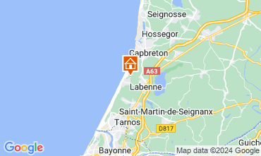 Mappa Capbreton Casa mobile 129054