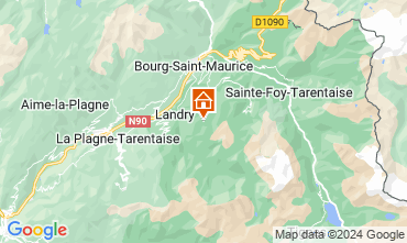 Mappa Les Arcs Chalet 131