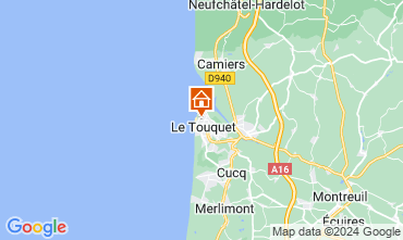 Mappa Le Touquet Appartamento 114396