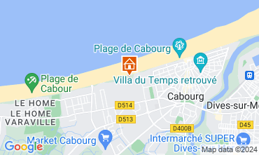 Mappa Cabourg Appartamento 55705