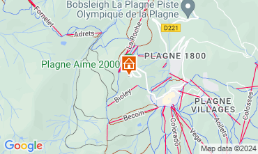 Mappa La Plagne Monolocale 67091