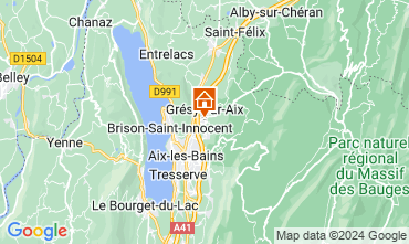 Mappa Aix Les Bains Appartamento 128852