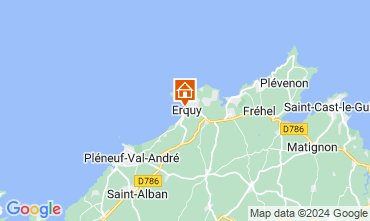 Mappa Erquy Casa 66208