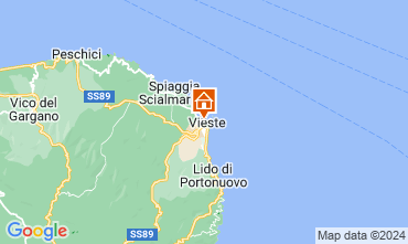 Mappa Vieste Appartamento 125161