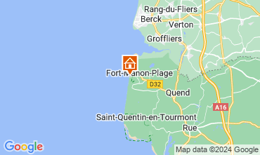 Mappa Fort Mahon Appartamento 122562