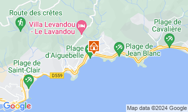Mappa Le Lavandou Appartamento 114733