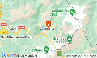 Mappa Chamonix Mont-Blanc (Monte Bianco) Appartamento 127834