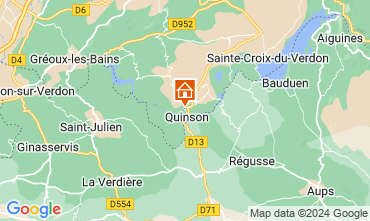Mappa Sainte-Croix-du-Verdon Villa  114381