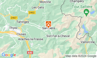 Mappa Samons Chalet 100256