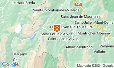 Mappa Saint Sorlin d'Arves Appartamento 39437