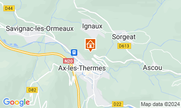Mappa Ax Les Thermes Casa 20749