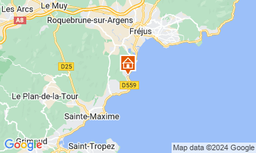 Mappa Saint Aygulf Appartamento 125075