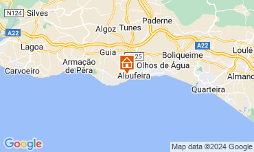 Mappa Albufeira Appartamento 129127