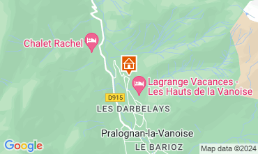 Mappa Pralognan la Vanoise Chalet 44318