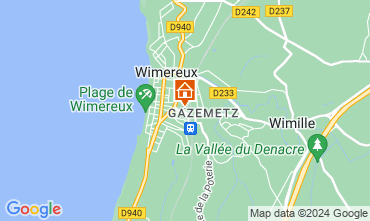 Mappa Wimereux Appartamento 108853