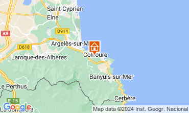 Mappa Collioure Appartamento 113884
