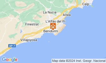 Mappa Benidorm Appartamento 60317