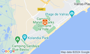 Mappa Valras-Plage Casa 102219