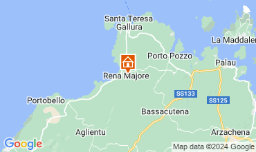 Mappa Santa Teresa di Gallura Villa  126770