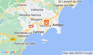 Mappa Cannes Villa  122240