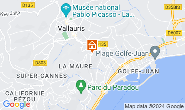 Mappa Cannes Villa  122240