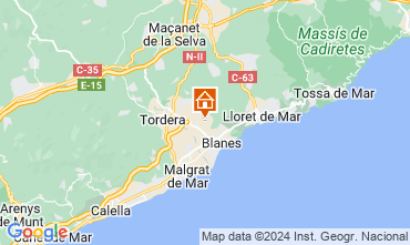 Mappa Lloret de Mar Appartamento 123202