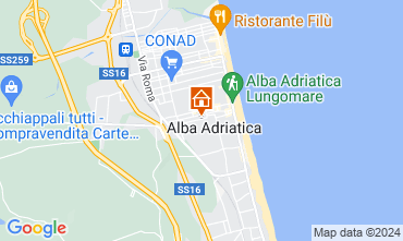 Mappa Alba Adriatica Appartamento 118596