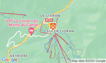 Mappa Le Lioran Monolocale 115314
