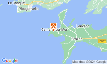 Mappa Camaret sur Mer Casa 120568