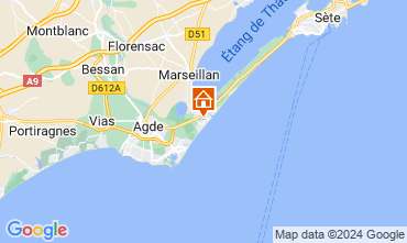 Mappa Marseillan Appartamento 124636