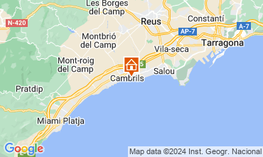 Mappa Cambrils Appartamento 69014