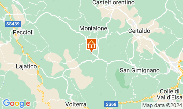 Mappa Gambassi Terme Appartamento 58105