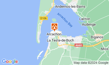 Mappa Arcachon Appartamento 109694