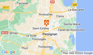 Mappa Perpignan Casa 126285