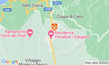 Mappa Peschici Bungalow 126121