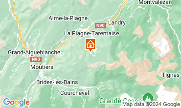 Mappa La Plagne Monolocale 122075