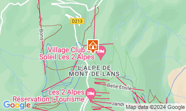 Mappa Les 2 Alpes Appartamento 1242