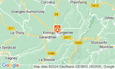 Mappa Grardmer Chalet 4579