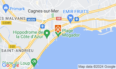 Mappa Cagnes sur Mer Monolocale 128326